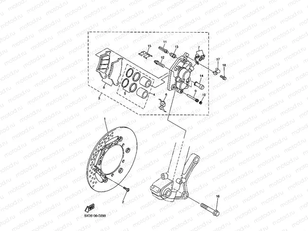 FRONT BRAKE CALIPER