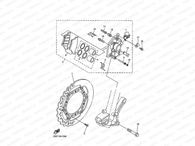FRONT BRAKE CALIPER