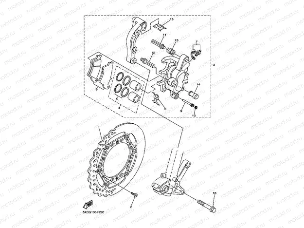 FRONT BRAKE CALIPER