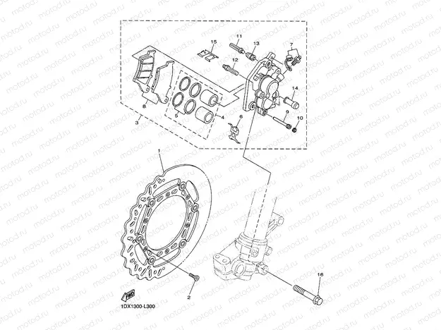 FRONT BRAKE CALIPER