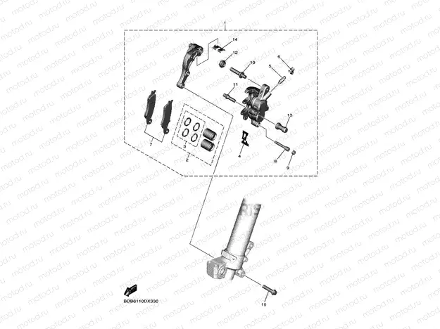 FRONT BRAKE CALIPER
