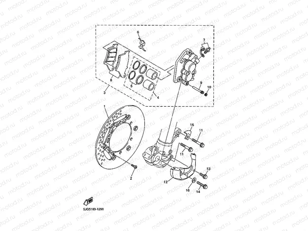 FRONT BRAKE CALIPER