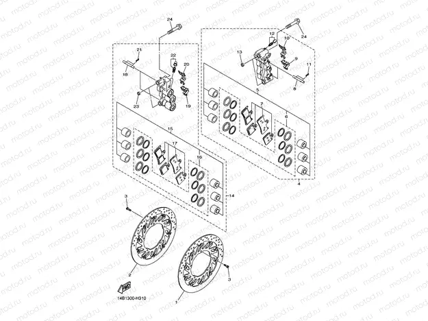 FRONT BRAKE CALIPER
