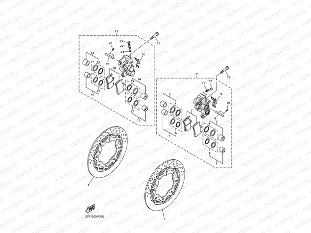 FRONT BRAKE CALIPER