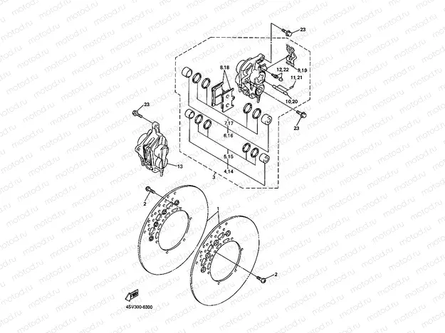 FRONT BRAKE CALIPER