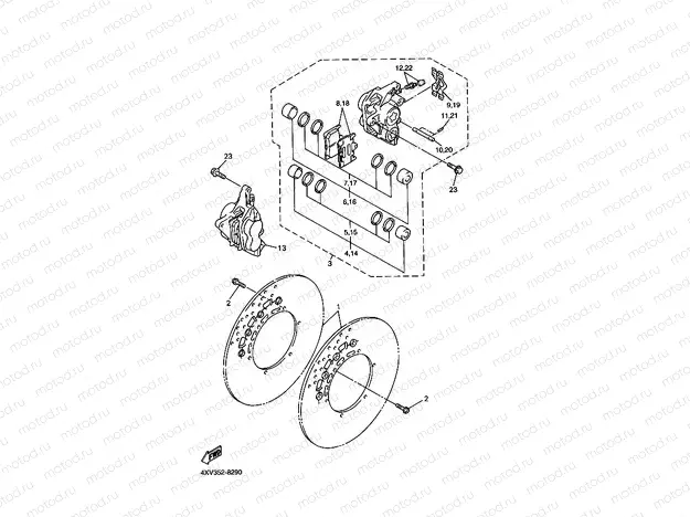 FRONT BRAKE CALIPER