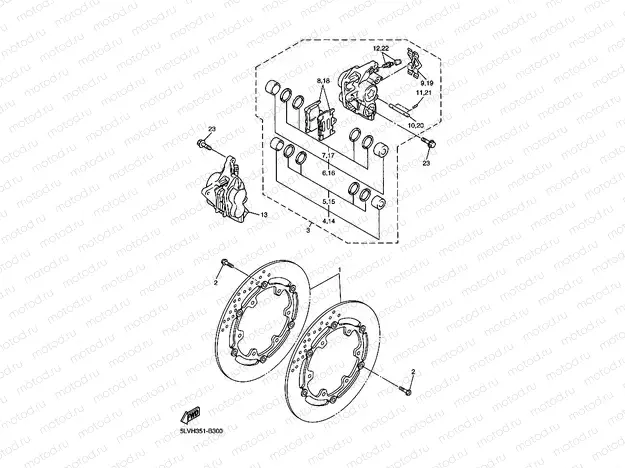 FRONT BRAKE CALIPER