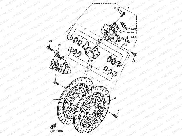 FRONT BRAKE CALIPER