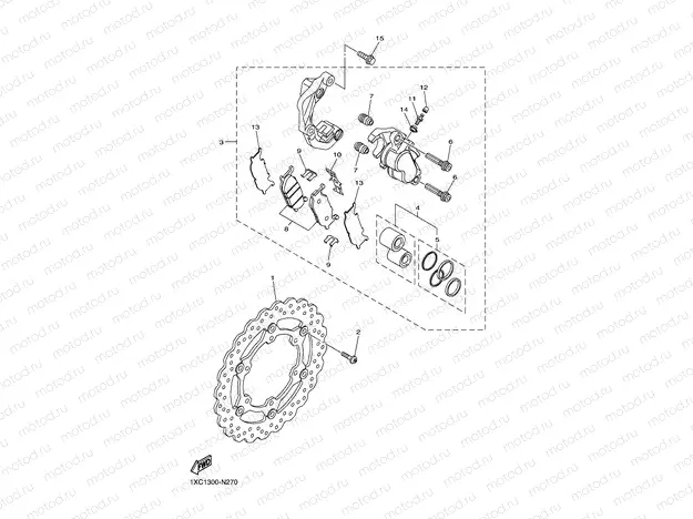 FRONT BRAKE CALIPER