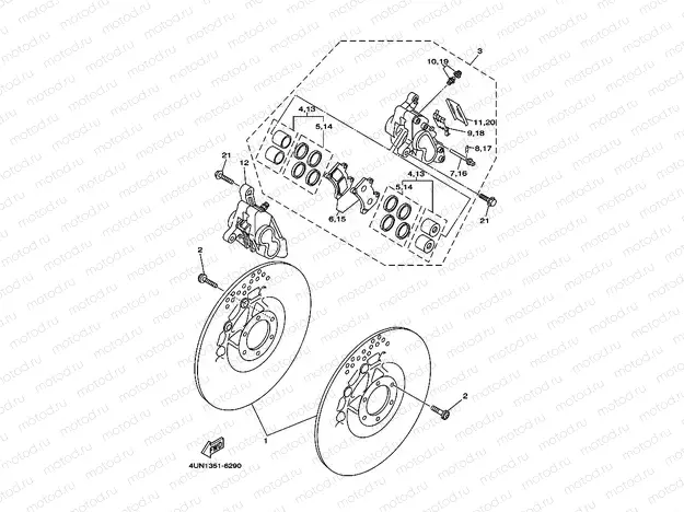 FRONT BRAKE CALIPER