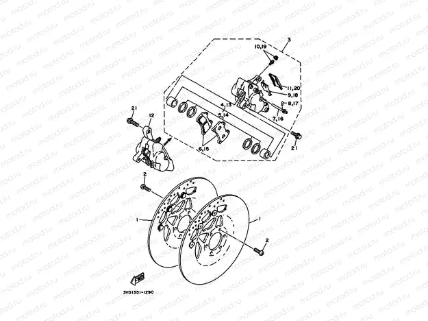 FRONT BRAKE CALIPER