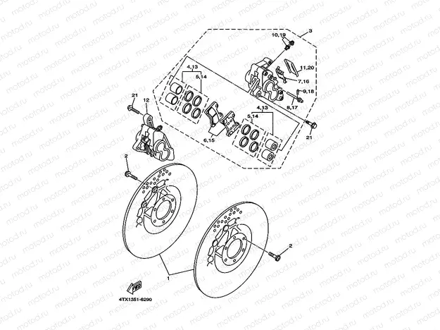 FRONT BRAKE CALIPER