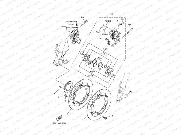 FRONT BRAKE CALIPER
