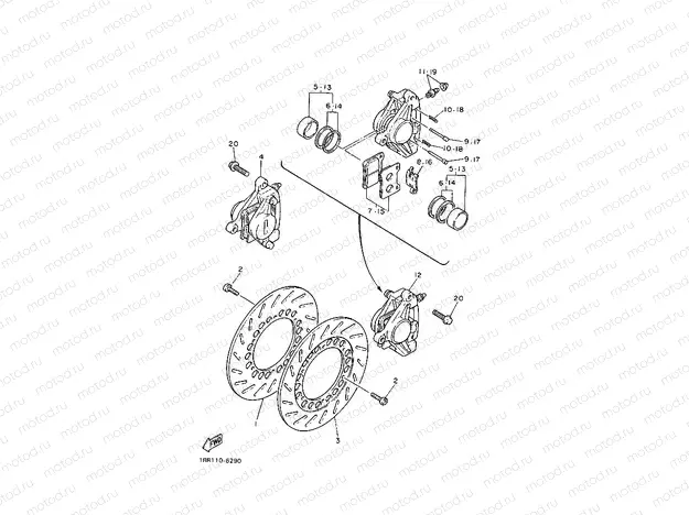 FRONT BRAKE CALIPER