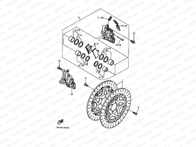 FRONT BRAKE CALIPER