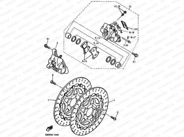 FRONT BRAKE CALIPER