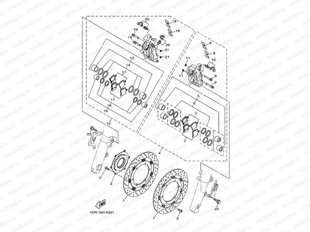 FRONT BRAKE CALIPER