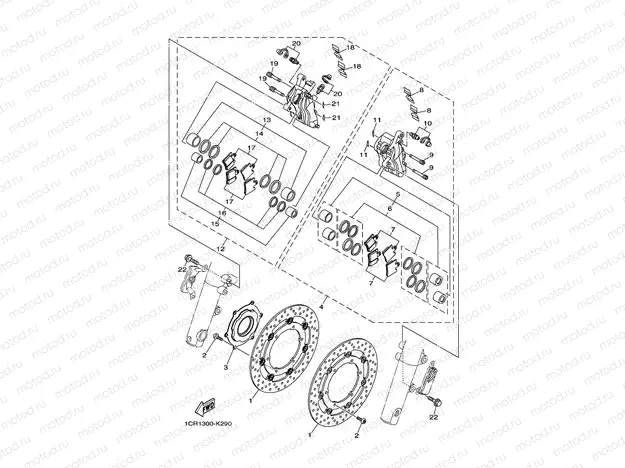 FRONT BRAKE CALIPER