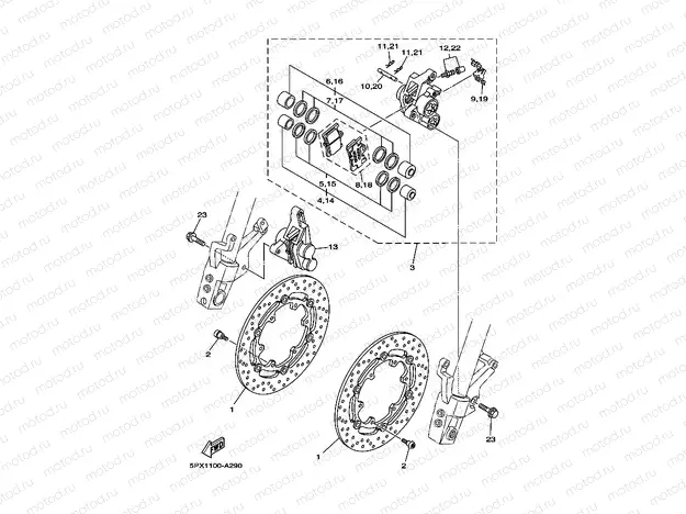 FRONT BRAKE CALIPER