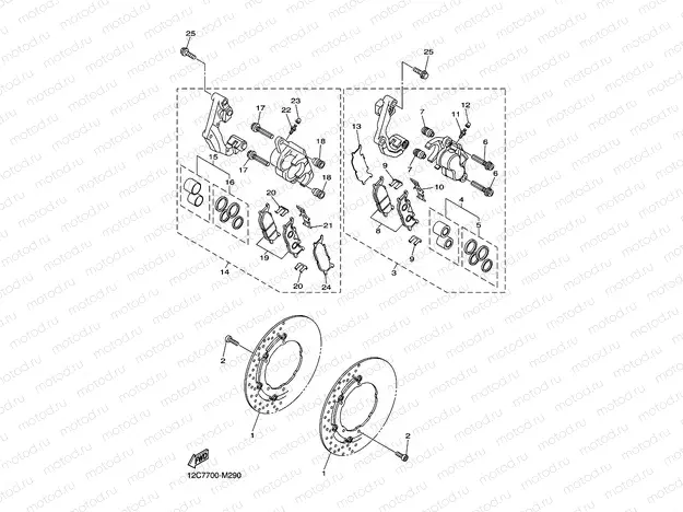 FRONT BRAKE CALIPER