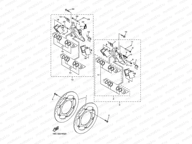 FRONT BRAKE CALIPER