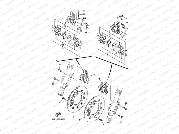 FRONT BRAKE CALIPER