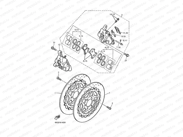 FRONT BRAKE CALIPER