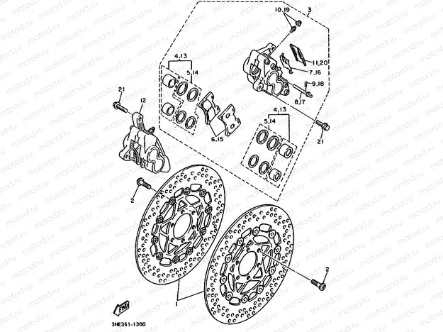 FRONT BRAKE CALIPER