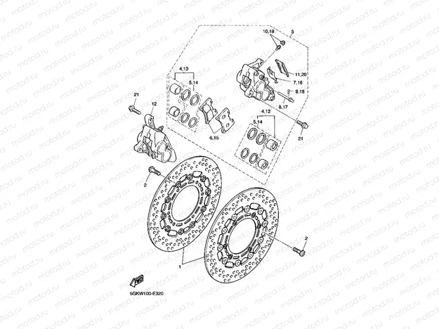 FRONT BRAKE CALIPER