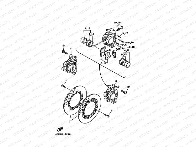 FRONT BRAKE CALIPER