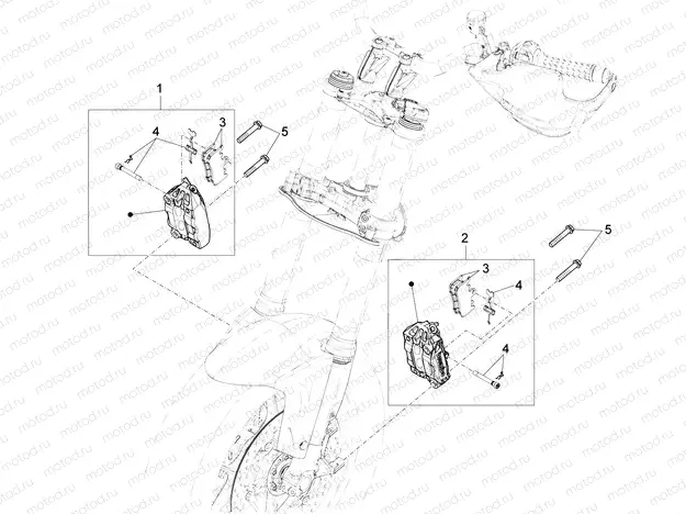 Front brake caliper