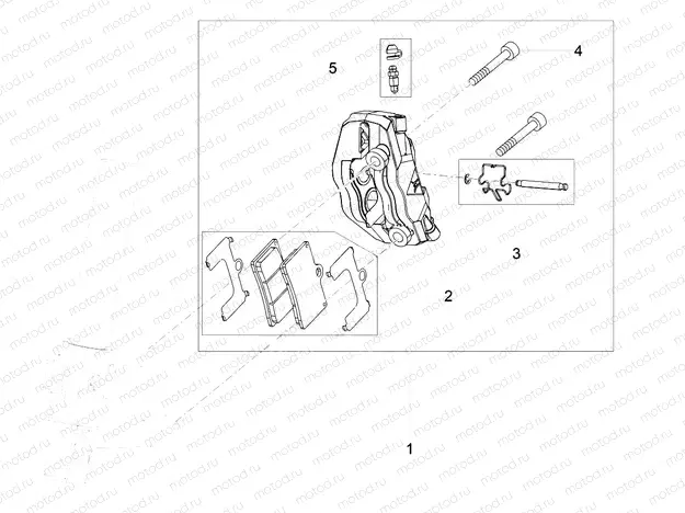 Front brake caliper