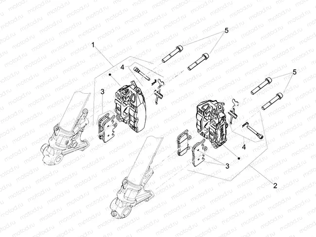 Front brake caliper