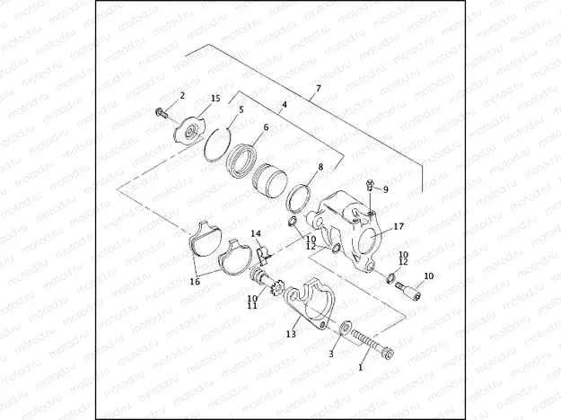 FRONT BRAKE CALIPER