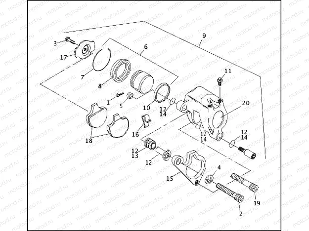 FRONT BRAKE CALIPER