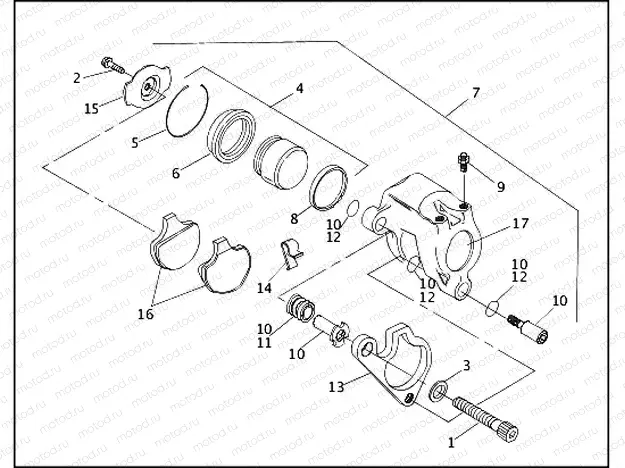 FRONT BRAKE CALIPER