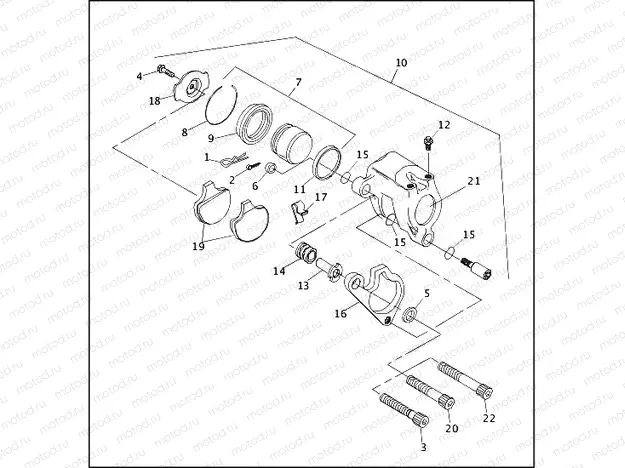 FRONT BRAKE CALIPER