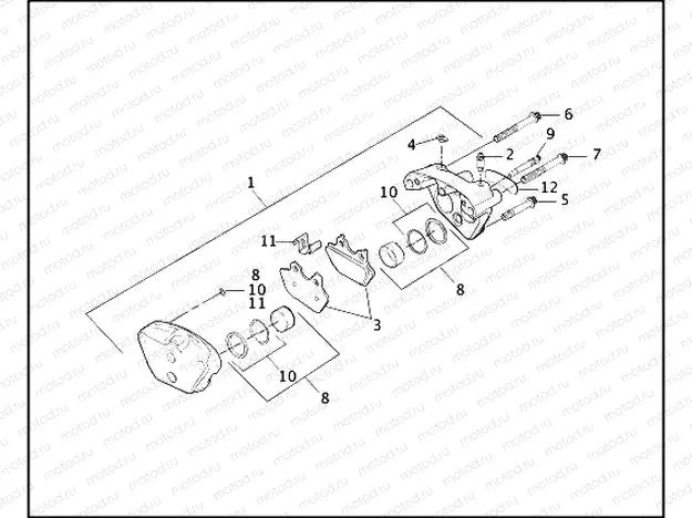 FRONT BRAKE CALIPER