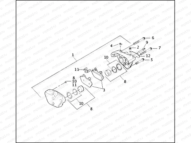 FRONT BRAKE CALIPER