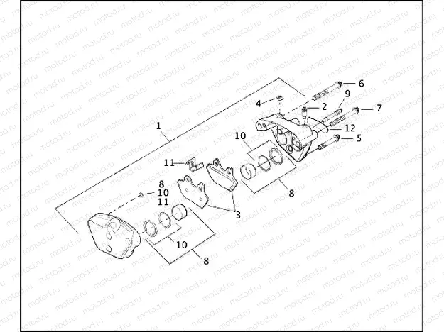 FRONT BRAKE CALIPER