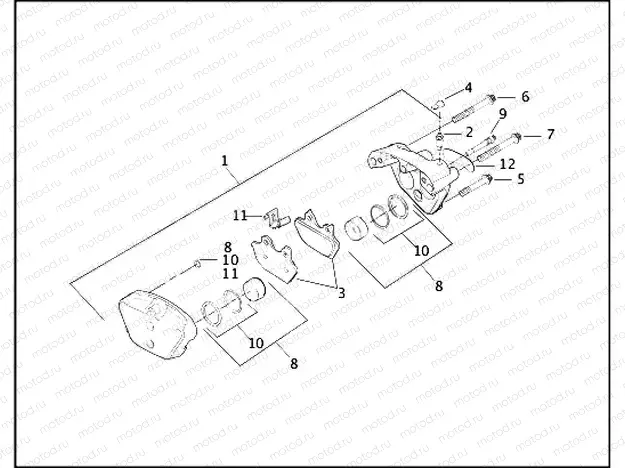 FRONT BRAKE CALIPER