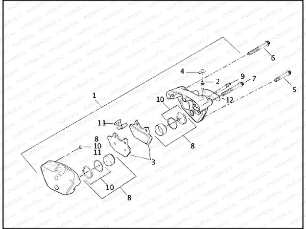 FRONT BRAKE CALIPER