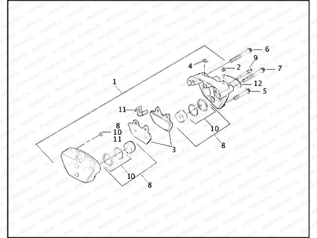 FRONT BRAKE CALIPER