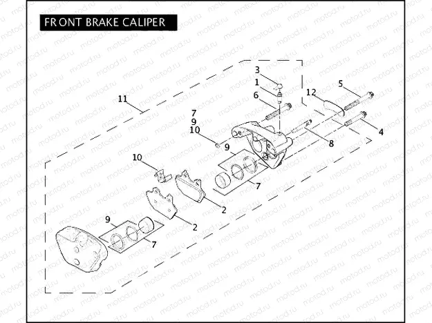 FRONT BRAKE CALIPER