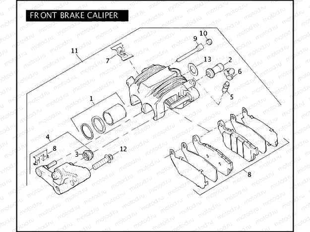 FRONT BRAKE CALIPER
