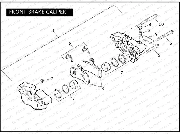 FRONT BRAKE CALIPER