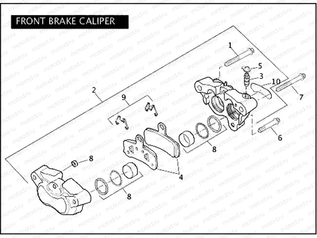 FRONT BRAKE CALIPER