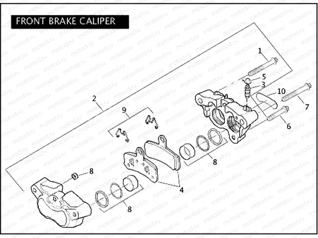 FRONT BRAKE CALIPER