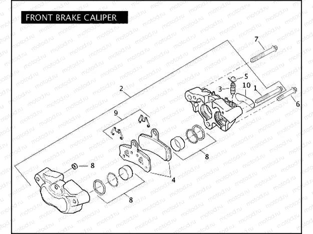 FRONT BRAKE CALIPER