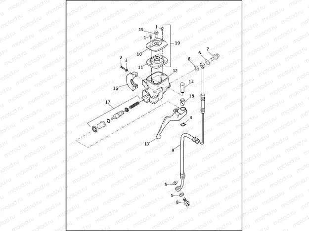 FRONT BRAKE CONTROL - 1996